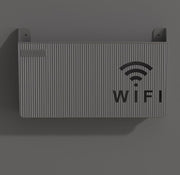 ルーター収納ボックス ケーブルボックス Wifi機器収納ボックス Wi-Fiルーター 壁掛け 配線整理 スッキリ 壁面収納 整理整頓 ロゴ入り おしゃれ