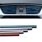 ルーバーモール 10本セット 車用 カーアクセサリー カー用品 パーツ 内装 カバー カスタム ドレスアップ エアコン吹き出し口