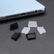 コネクタカバー 5個セット コネクタキャップ USB TypeC用 タイプC apple用 シンプル スマホ スマートフォン 携帯 充電口 充電端子 保護 ガード 防塵 キャップ カバー