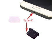 コネクタカバー 5個セット コネクタキャップ USB TypeC用 タイプC apple用 シンプル スマホ スマートフォン 携帯 充電口 充電端子 保護 ガード 防塵 キャップ カバー