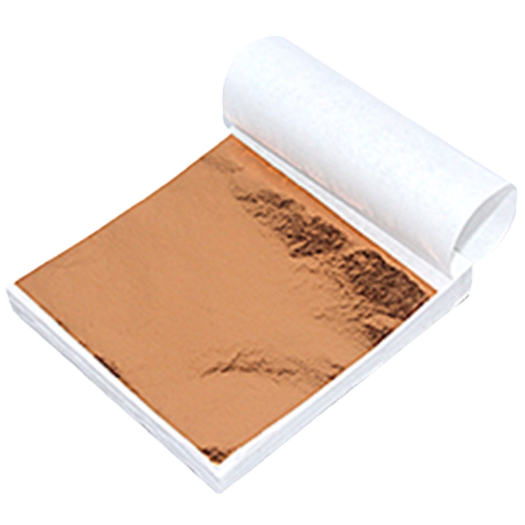 フェイク金箔 シート 色箔 100枚 大容量 ヘア ローズゴールド バリエーション画像