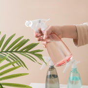 霧吹き 500ml ミストスプレー 水やり 窓ふき ガーデニング 観葉植物 プラスティックボトル プラスチック シンプル 軽量 クリア おしゃれ 園芸 お掃除用品 鉢植え 植木鉢
