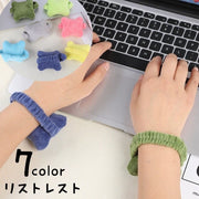 リストレスト 単品 アームレスト 手首 クッション マウスクッション キーボード PCアクセサリー リストバンド ヘアゴム ふわふわ やわらかい 負担軽減 オフィス PC作業 デスクワーク ずれにくい かわいい おしゃれ キュート 小さめ