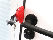 ポータブルドアロック 携帯用ドアロック 安全ロック 在宅ロック セルフロック 鍵 内カギ かぎ ドアストッパー チェーン 旅行 セキュリティ 安全対策 持ち運び 携帯 簡単 便利 コンパクト 自宅 アパート ホテル 部屋 学生寮