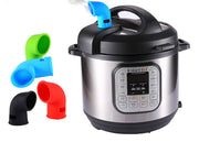 スチームリリースダイバーター キッチン用品 蒸気放出ダイバーター シリコン 圧力鍋 炊飯器 360度回転 シリコンリリースパイプ