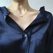 ネックレス ペンダント レディース 女性 アクセサリー ファッション小物 チェーン 鎖 ビーズ ボール ラウンド 丸 小ぶり シンプル おしゃれ かわいい きれい おでかけ 通勤 プレゼント ギフト