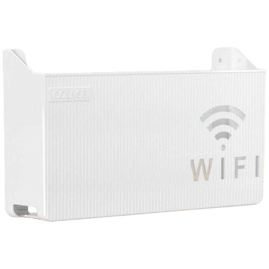 ルーター収納ボックス Wifi機器収納ボックス ケーブルボックス 収納 壁面収納 壁掛け Wi-Fiルーター 配線整理 ロゴ入り すっきり 整理用品 整理整頓 シンプル おしゃれ かわいい