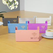 ルーター収納ボックス Wifi機器収納ボックス ケーブルボックス 収納 壁面収納 壁掛け Wi-Fiルーター 配線整理 ロゴ入り すっきり 整理用品 整理整頓 シンプル おしゃれ かわいい