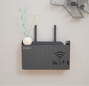 ルーター収納ボックス Wifi機器収納ボックス ケーブルボックス 収納 壁面収納 壁掛け Wi-Fiルーター 配線整理 ロゴ入り すっきり 整理用品 整理整頓 シンプル おしゃれ かわいい