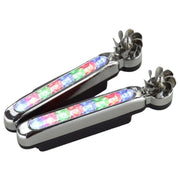 車用デイライト 2個セット 風力発電 風力ライト LED セカンドライト フォグランプ ウィンドパワーライト 電源不要 配線不要 粘着テープ ドレスアップ カスタム デコレーション カーアクセサリー 自動車用品