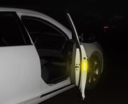 リフレクター シール 同色4枚セット カーステッカー 反射ステッカー 車用品 ドア 夜間 蛍光 警告 安全対策 追突防止 衝突防止 反射板 カー用品 カーアクセサリー ドアエッジ リフレクションシール 自動車用品 オープン OPEN