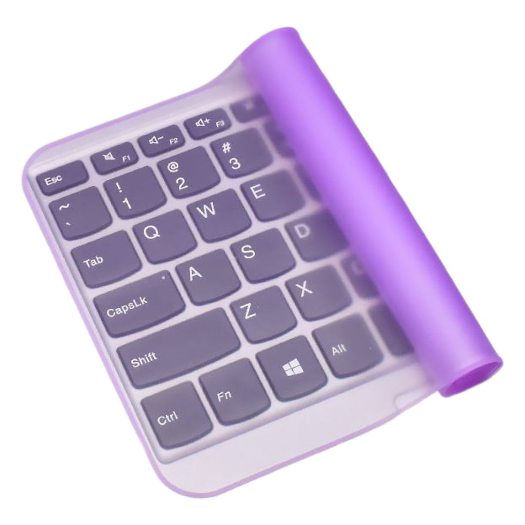 キーボードカバー ノートパソコン用 パソコン用品 クリア ピンク ブルー パープル バリエーション画像