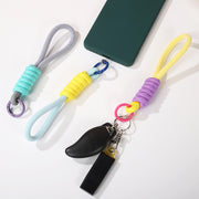 スマホストラップ ハンドストラップ 携帯ストラップ スマートフォンアクセサリー キーホルダー 鍵 手首 落下防止 盗難防止 軽量 カラバリ豊富