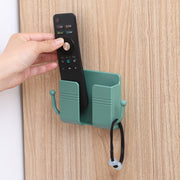 収納ラック リモコンラック スマホラック ウォールラック 壁面収納 壁掛け ケーブルホルダー ケーブルフック 粘着式 日用品雑貨 多用途 台所 キッチン 寝室 玄関 リビング 小物入れ 後付け 穴あけ不要 シンプル かわいい 省スペース 便利グッズ 白 青 黄 ピンク 緑
