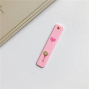 スマホバンド スマホベルト スマホホルダー スマホリング スマホスタンド グリップ 落下防止 スライド ハート 可愛い シンプル