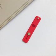 スマホバンド スマホベルト スマホホルダー スマホリング スマホスタンド グリップ 落下防止 スライド ハート 可愛い シンプル