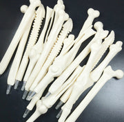 ボールペン 骨 ボーン 骸骨 ガイコツ 0.7mm シェイプ ユニーク 面白い おもしろい 文房具 筆記用具 学生 プレゼント ギフト 贈り物 おもしろグッズ