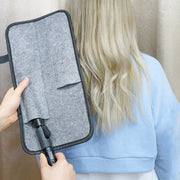 ヘアアイロンカバー コテカバー ヘアアイロンマット 収納ケース 耐熱 面ファスナー コテ アイロン 持ち運び トラベル 旅行 出張 携帯