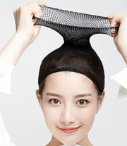 ヘアネット ウィッグ用 キャップネット フルウィッグ用 筒型 インナーキャップ ウィッグインナー かつらネット コスプレ ブラック