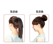 ポイントウィッグ 部分ウィッグ ヘアアクセサリー ストレート ウェーブ カール お団子 直毛 巻髪 ファッション小物 レディース 女性 婦人 ふわふわ カール お団子ヘアー つけ毛 ヘアアレンジ イメチェン ボリュームアップ イベント パーティー 結婚式 お呼ばれ 普段使い