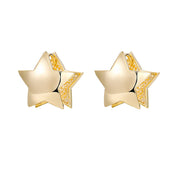 ピアス レディース アクセサリー フープ 星 スター 丸型 マル ハート ゴールドカラー 小ぶり 小さめ シンプル 上品 可愛い おしゃれ まる サークル 小さい エレガント