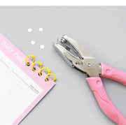 穴あけパンチ 1穴 文房具 文具 書類整理 事務用品 丸穴 スター 星 ハート 1.5mm 3mm 6mm 5mm 5.5mm ハンディ ルーズリーフ 用紙 紙 画用紙 あなあけ ファイリング プリント ハンド 保管 便利 簡単 可愛い ラッピング DIY プレゼント