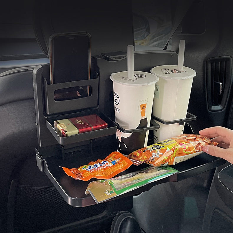 カーテーブル 折りたたみ 簡易テーブル 車載用 ドリンクホルダー スマホスタンド 商品画像2