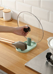 調理器具ホルダー 蓋ホルダー お玉置き お皿立て キッチン用品 壁掛け 省スペース収納 スタンド 鍋蓋 鍋ふた 収納ラック キッチン 台所 多機能 便利