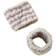 洗顔用リストバンド レディース リストバンド バスタオル 洗顔 手洗い 吸水  袖蒸れ防止 服濡れ防止 もこもこ ふわふわ 柔らかい かわいい 多用途 伸縮