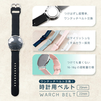時計用ベルト バンド 20mm 22mm ウォッチ 交換用 商品画像2