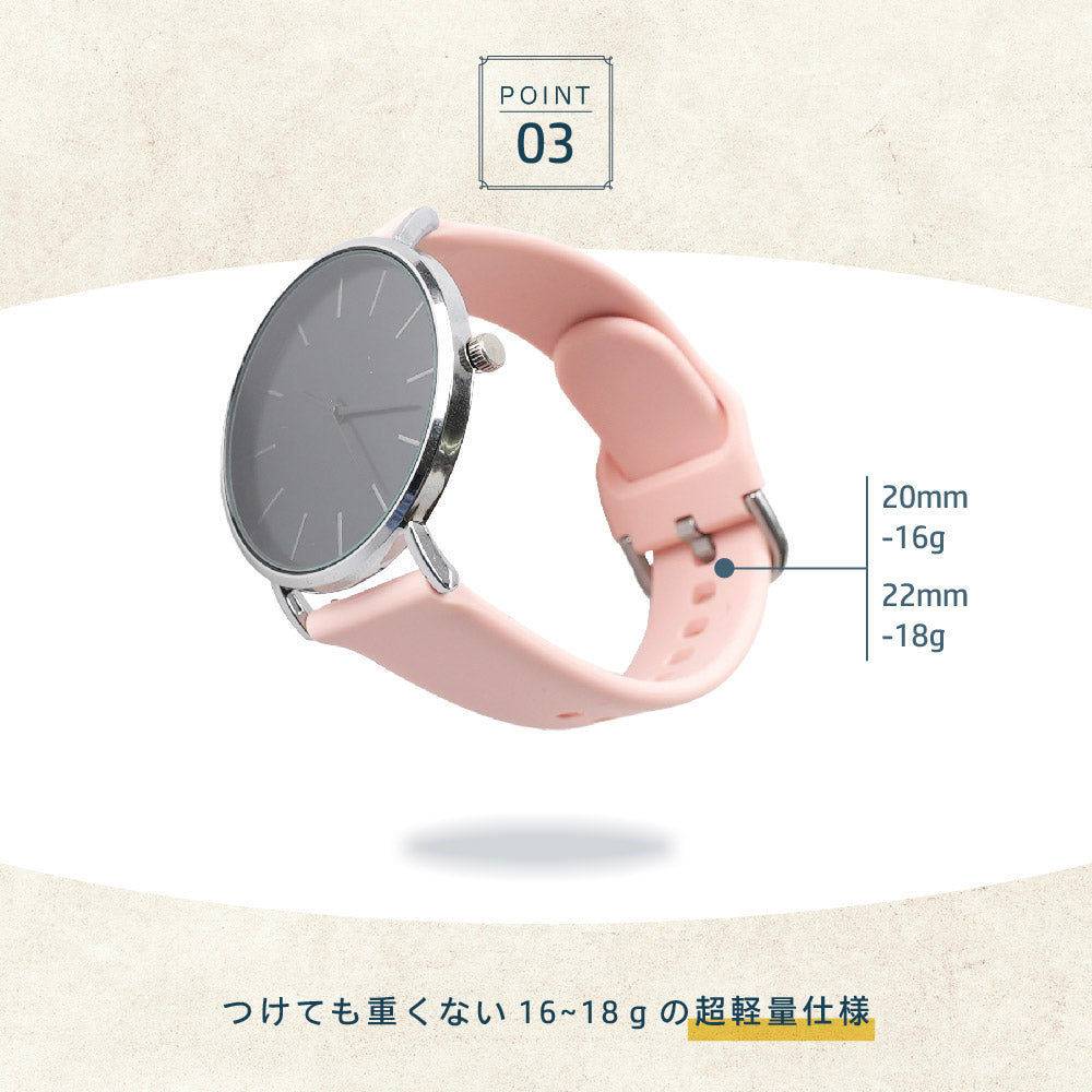 時計用ベルト バンド 20mm 22mm ウォッチ 交換用 商品画像5