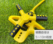 芝生スプリンクラー ウォータースプリンクラー 散水機 庭用 庭の水やり 自動回転 360度回転 家庭園芸 散水グッズ 角度調節可能 植物 ガーデニング スプレー