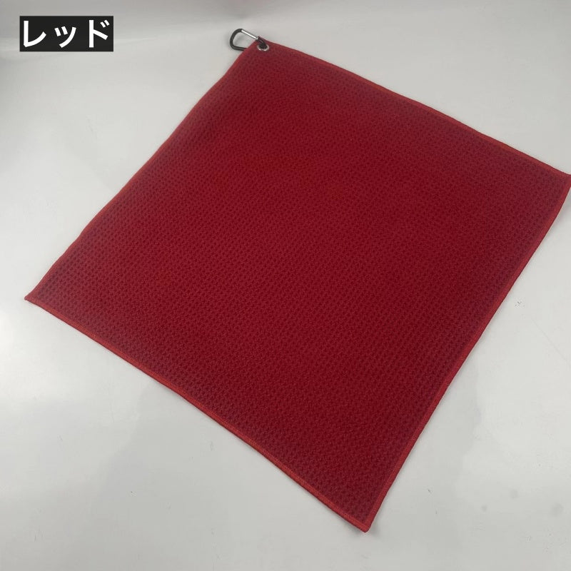 ゴルフタオル ゴルフ スポーツタオル カラビナ付き フック付き スポーツ 商品画像5