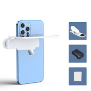 撮影用ミラー スマホ用 鏡 反射 クリップ式 スマホ 自撮りクリップミラー リアカメラ用 スマホ 携帯電話アクセサリー iPhone android タブレット 鏡 かがみ 撮影 挟む
