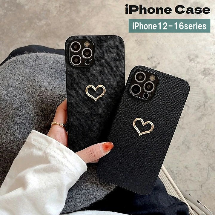 iPhoneケース iPhoneカバー スマホケース スマホカバー 背面保護 ハート 傷予防 傷防止 シンプル iPhone12 12Pro iPhone13 13Pro 13ProMax 14 15 16 保護カバー 携帯ケース スマートフォンケース アイフォンケース アイフォンカバー スマートフォンカバー