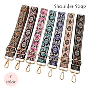 ショルダーストラップ バッグストラップ ショルダーベルト バッグ用アクセサリー ファッション小物 バッグチャーム 肩掛け 斜め掛け 総柄 フラワー 花柄 手持ちバッグ ハンドバッグ 鞄 カバン かばん 付け替え サイズ調節可能 かわいい おしゃれ