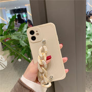 iPhoneケース iPhoneカバー スマホケース スマホカバー スマホホールドチェーン 落下防止 保護 ユニセックス かわいい