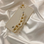 iPhoneケース iPhoneカバー スマホケース スマホカバー スマホホールドチェーン 落下防止 保護 ユニセックス かわいい