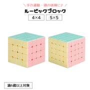 ルービックブロック ジーニアスキューブ 立体パズル 4×4 5×5 Genius CUBE スピード スマート ブロック 頭の体操 立方体 四角形 知育玩具 手の運動