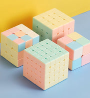 ルービックブロック ジーニアスキューブ 立体パズル 2×2 3×3 三角 Genius CUBE スピード スマート ブロック 頭の体操 立方体 四角形 知育玩具 手の運動