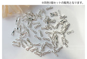 ネイルパーツ 同色5個セット ネイルアート ネイル用品 リボン型 セルフネイル メタルパーツ デコパーツ メタリック おしゃれ かわいい ネイルデコレーション ガーリー キュート ハンドメイド DIY 手作り アクセサリー 装飾