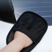 洗車グローブ 洗車スポンジ 単品 カー用品 ウォッシュミット ムートン風 ふわふわ 洗車 手洗い パット 手袋 ボディ 外装 内装