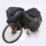 サイクルカバー 自転車車体カバー 自転車カバー レインカバー 雨除け 防水 防塵 汚れ防止 保護 保管 被せるだけ 面ファスナー 自転車アクセサリー ブラック グレー
