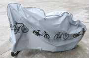 サイクルカバー 自転車車体カバー 自転車カバー レインカバー 雨除け 防水 防塵 汚れ防止 保護 保管 被せるだけ 面ファスナー 自転車アクセサリー ブラック グレー