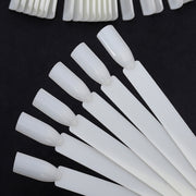 カラーチャート ネイルチャート 50本 スティックタイプ 50色 カラー見本 色見本 カラーサンプル リング付き サロン お店 練習 ネイルアート