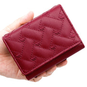 三つ折り財布 レディース 財布 三つ折り PUレザー ハート ストラップ ジッパー カードケース 大容量 かわいい おしゃれ 女性 大人女子
