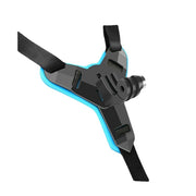 ヘルメットマウント 顎マウント マウントホルダー アクションカメラアクセサリー GoPro など フルフェイスヘルメット用 ストラップ 取り付け式 カメラ固定 手ぶら 撮影 バイク 自転車 MTB モトクロス アクションカム用アクセサリー