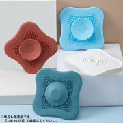 排水口カバー 3枚セット 排水溝カバー ふた 流し台 キッチン用品 洗面所 シンク 浴室 台所 つまり防止 蓋 栓 水切り ヘアキャッチ 髪の毛 フィルター 生ごみ バス用品 日用品 便利グッズ 付け置き洗い 単色 無地 凹凸 ソフト やわらかい 白 ワイン 青 緑