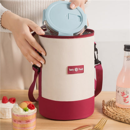 ランチバッグ ランチトート 保冷バッグ 保温バッグ クーラーバッグ ショルダーストラップ 商品画像3
