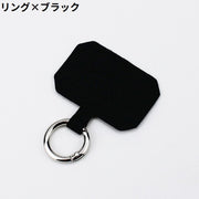 ストラップホルダー スマホリング スマートフォンリング ケースに挟むだけ はさむだけ 後付け 外付け 携帯 落下防止 紛失防止